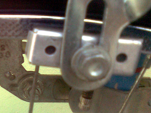 pattino freni bicicletta montato basso
